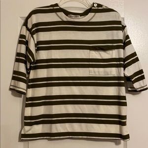 Headliners Forest Green Striped Shirt